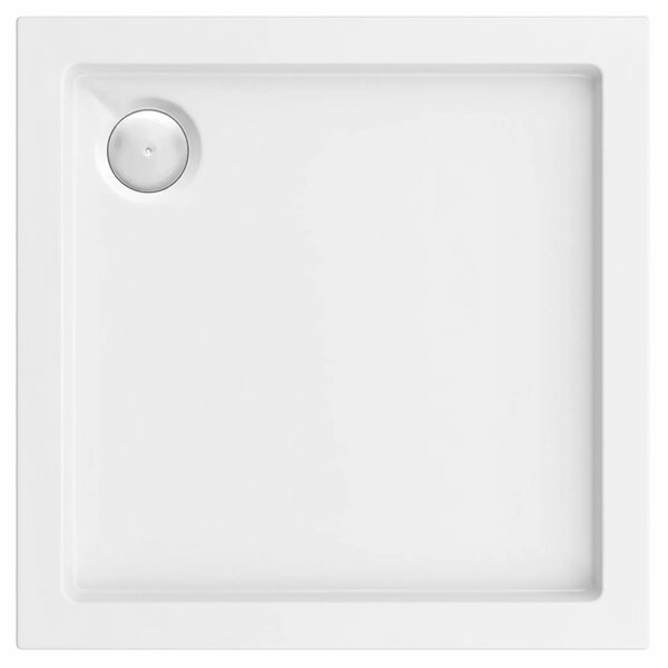 Zuhanytálca Rea Belmond White 80x80 Chrome