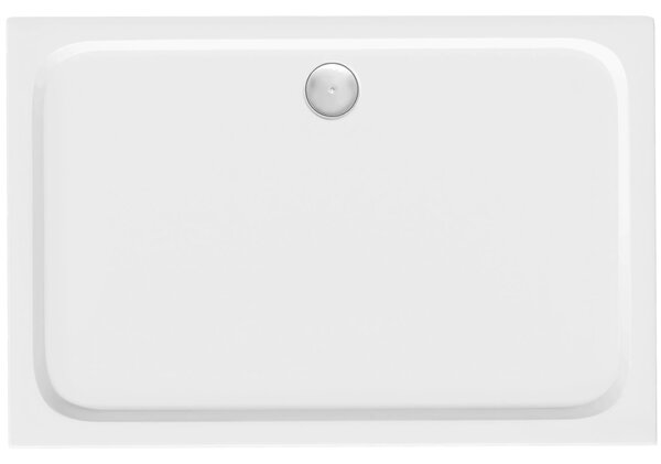 Zuhanytálca Rea Belmond White 80x100 Chrome