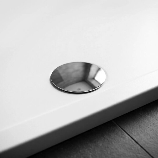 Zuhanytálca Rea Belmond White 80x100 Chrome