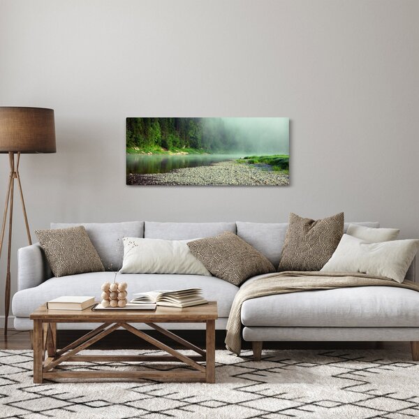 Kép - Folyó az erdőben (120x50 cm)