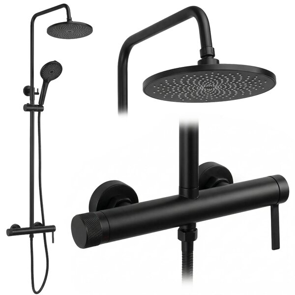 Zuhanyszett Rea Rivo Black
