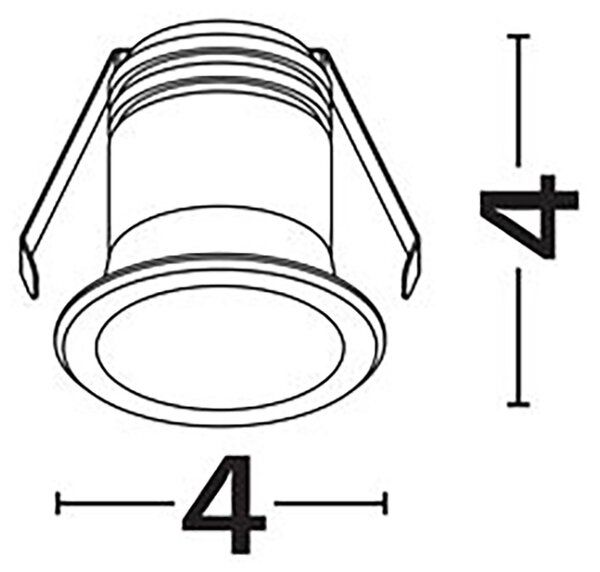 Ado LED álmennyezetbe süllyeszthető spotlámpa