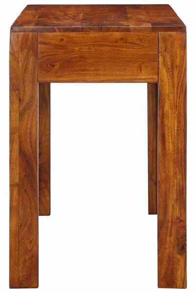 Íróasztal Barna 100 x 50 x 75 cm Tömör Akácfa és Műanyag Fa