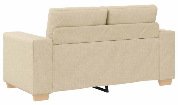 Kétszemélyes kanapé Krém 160 cm szövet