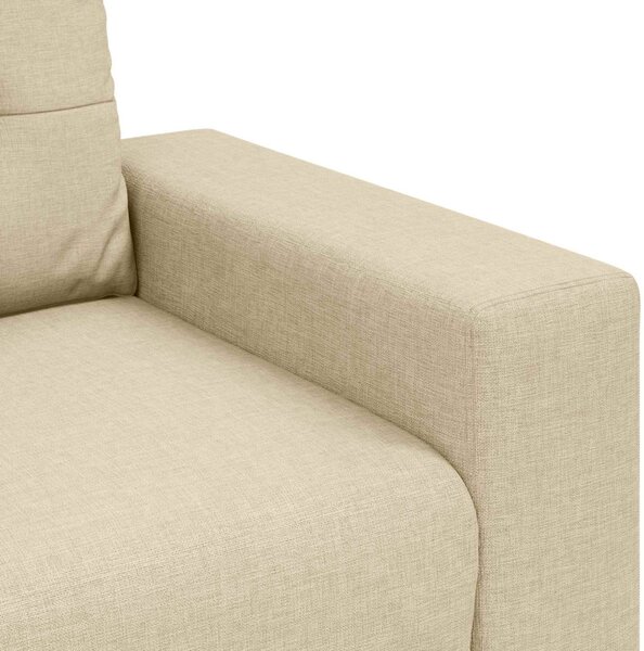 Kétszemélyes kanapé Krém 160 cm szövet