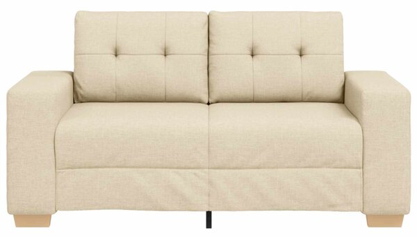 Kétszemélyes kanapé Krém 160 cm szövet