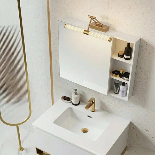 Fürdőszobai fali LED lámpa APP1899-1W 40cm BRUSH GOLD