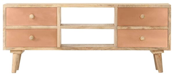 Tömör mangófa TV-szekrény 110 x 30 x 45 cm