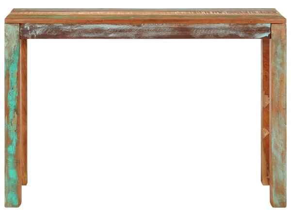 Tömör újrahasznosított fa tálalóasztal 110 x 35 x 76 cm
