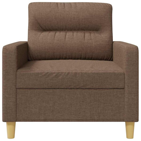 Barna szövet kanapéfotel 60 cm