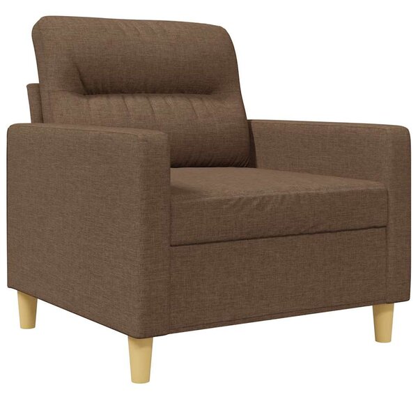 Barna szövet kanapéfotel 60 cm