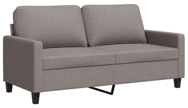 Kétszemélyes tópszínű szövet kanapé 140 cm
