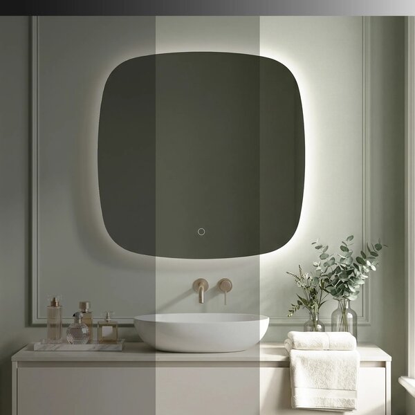 LED Tükör 70x70cm TOP