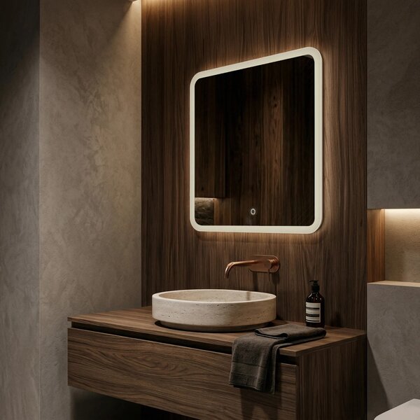 LED Tükör 70x70cm TOP-2