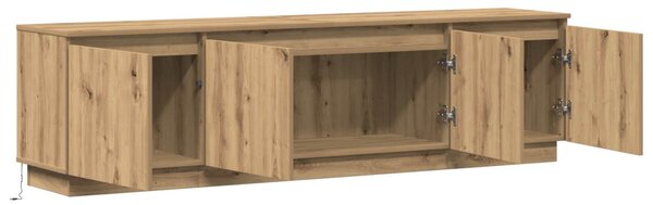TV szekrény 180 x 38 x 49 cm Artisan tölgy Szerelt Fa