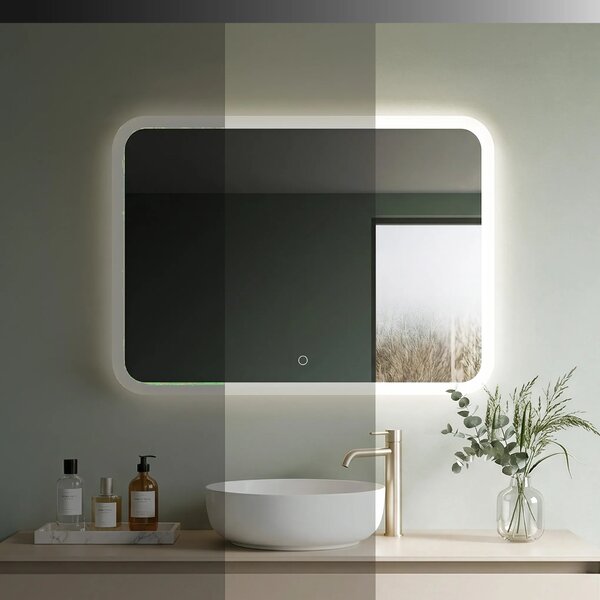 LED Tükör 80x60cm TOP-3