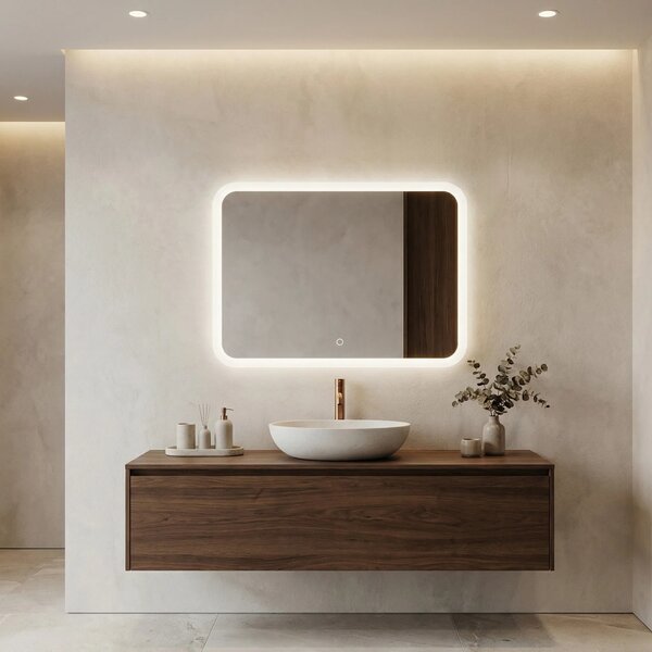 LED Tükör 80x60cm TOP-3