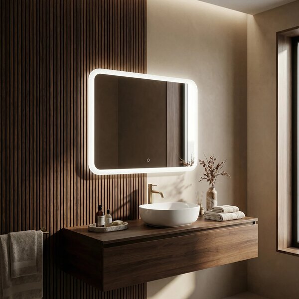 LED Tükör 80x60cm TOP-3