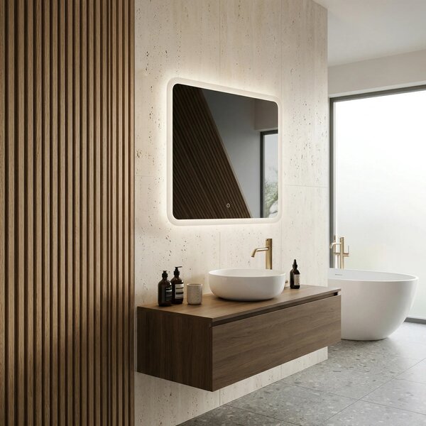 LED Tükör 70x70cm TOP-2
