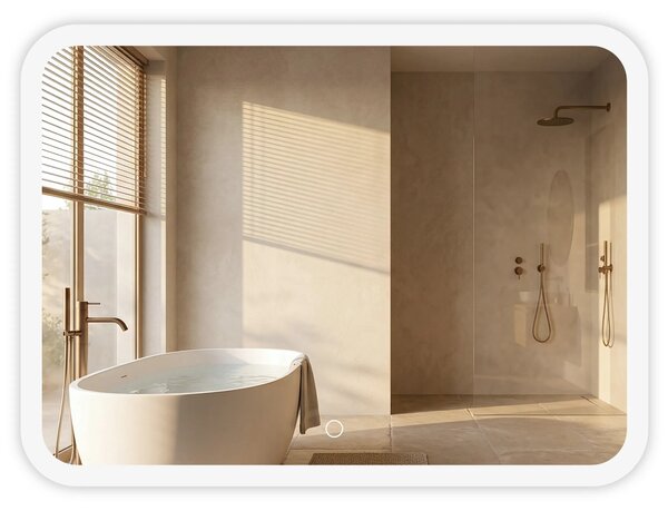 LED Tükör 80x60cm TOP-3