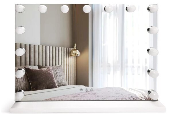 LED Tükör HOLLYWOOD White