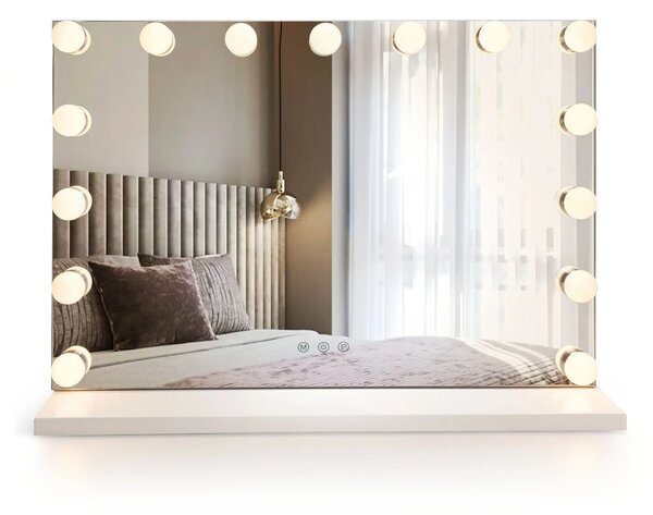LED Tükör HOLLYWOOD White