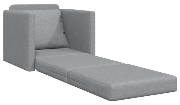 Kanapéágy 60cm Világosszürke szövet