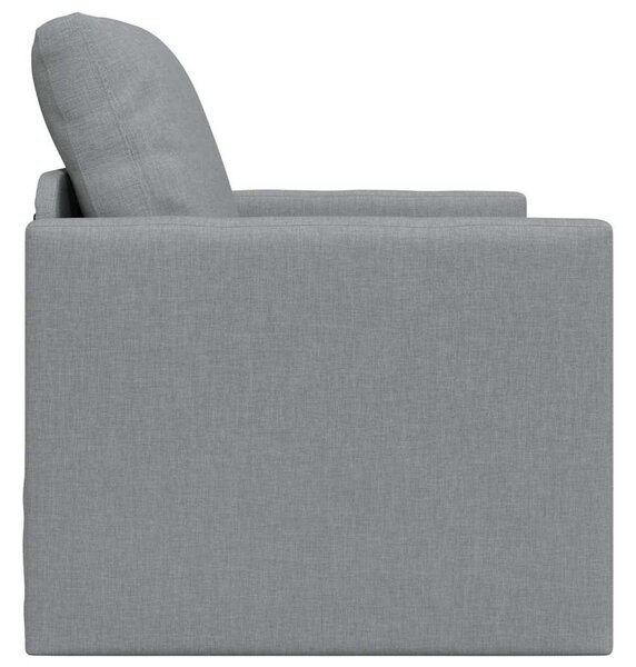 Kanapéágy 60cm Világosszürke szövet