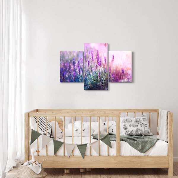 Kép - Levendula a csillogó napban (90x60 cm)