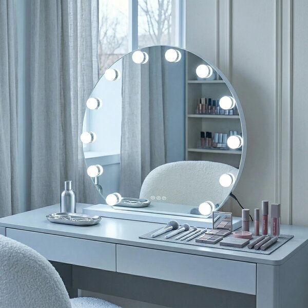 LED Tükör HOLLYWOOD White 50 cm
