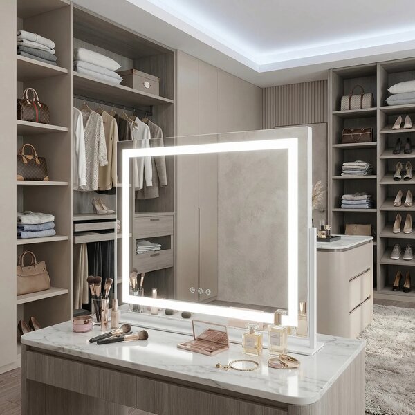 LED Tükör STUDIO White 58x45