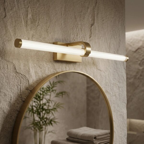 Fürdőszobai fali LED lámpa APP1886-1W 60cm BRUSH GOLD