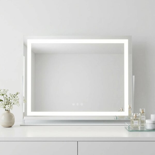 LED Tükör STUDIO White 58x45