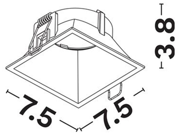 Spezia LED spot lámpatest