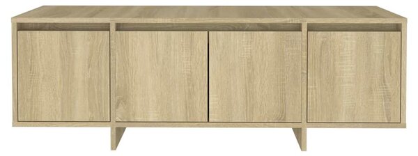 Sonoma tölgy színű szerelt fa fali TV-szekrény 120x30x40,5 cm