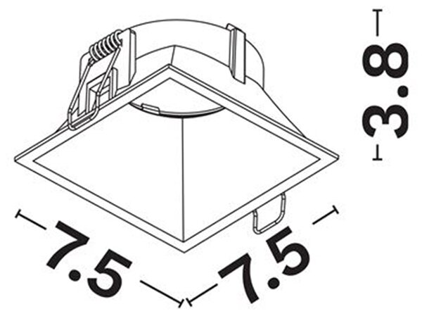 Spezia LED spot lámpatest