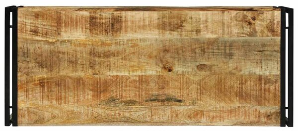 Dohányzóasztal Barna 120 x 50 x 38 cm Tömör Mangófát