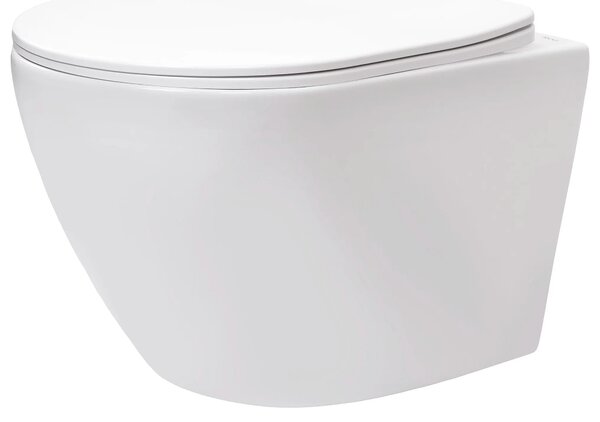 REA Carlo Lux Rimless fali függesztésű WC-csésze bidé funkcióval