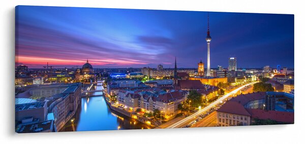 Kép - Kék ég Berlin felett (120x50 cm)
