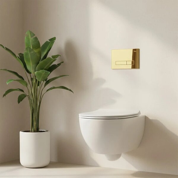 WC öblítő gomb Rea HD K011A-Q és Slim 024N Gold