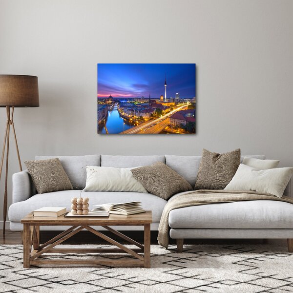 Kép - Kék ég Berlin felett (70x50 cm)