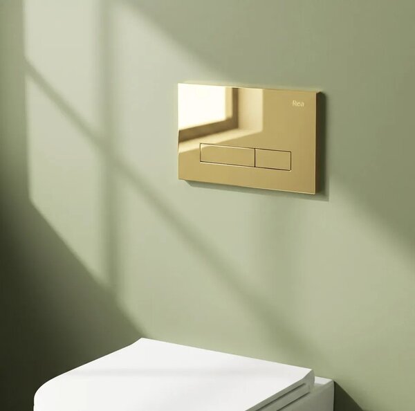 WC öblítő gomb Rea HD K011A-Q és Slim 024N Gold