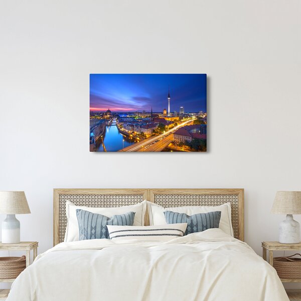 Kép - Kék ég Berlin felett (90x60 cm)