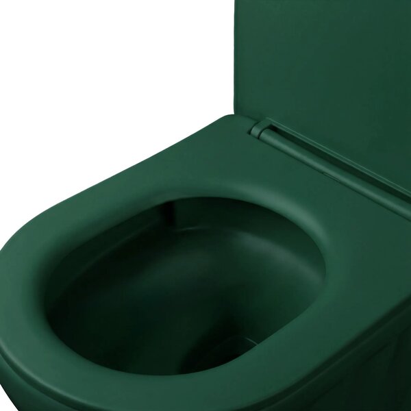 Szett: Fali WC csésze + Pultra szerelhető mosdókagyló Rea Duo Matcha Matt