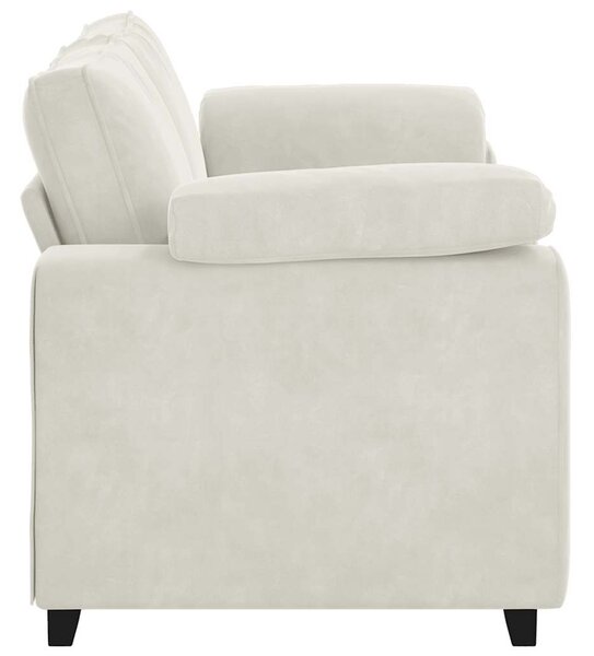 Krém bársony loveseat kanapé 180x77x82 cm