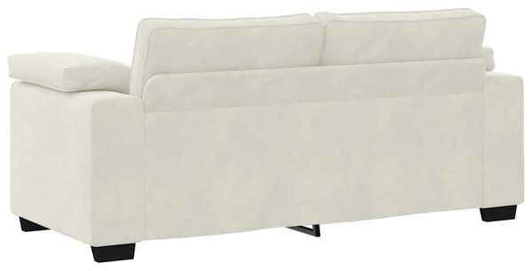 Krém bársony loveseat kanapé 180x77x82 cm