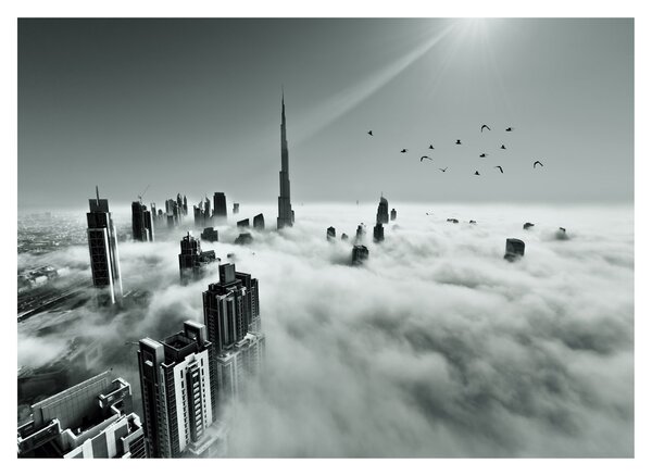 Kép - Felhőkarcolók Dubaiban (70x50 cm)
