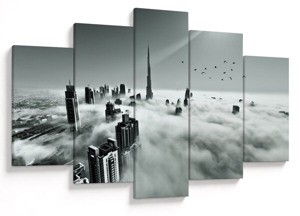 Kép - Felhőkarcolók Dubaiban (150x105 cm)