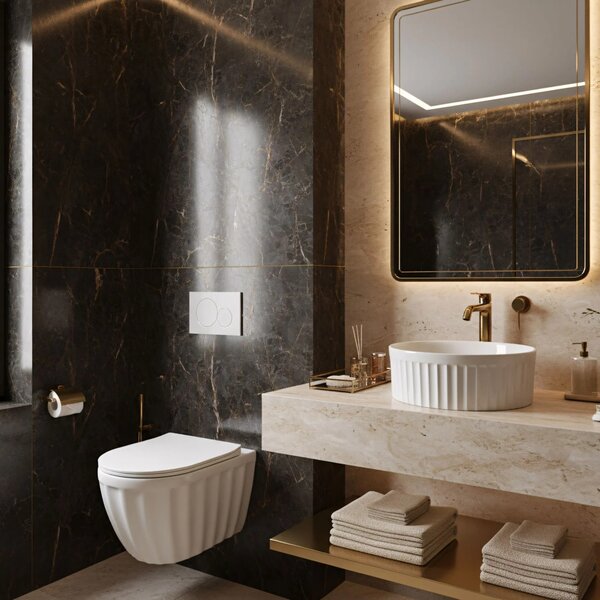 WC csésze Rea Duo White