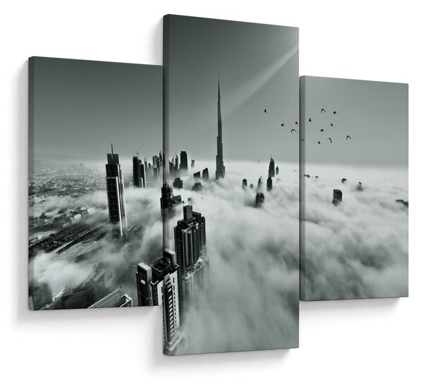 Kép - Felhőkarcolók Dubaiban (90x60 cm)